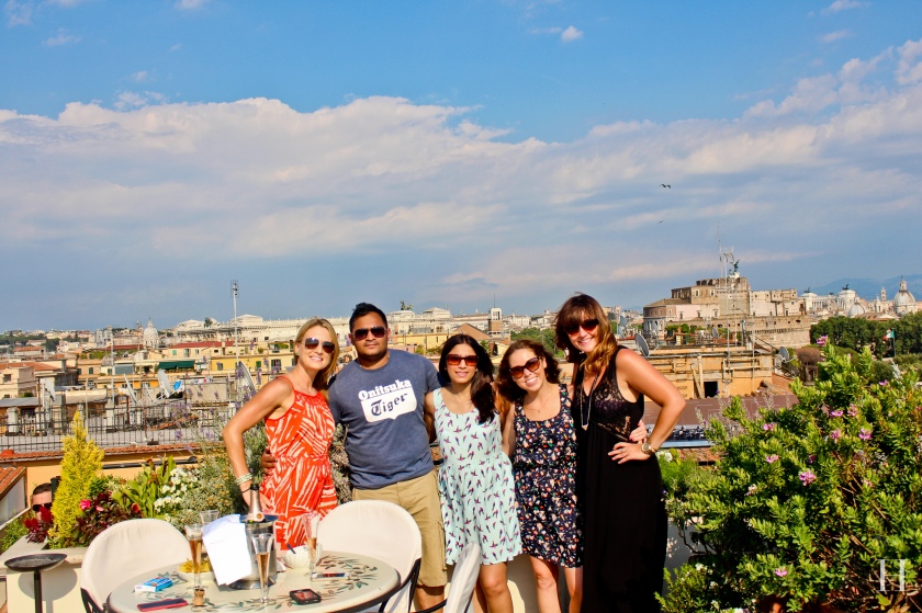 Rooftop garden of the Atlante Hotel :: Rome 2015